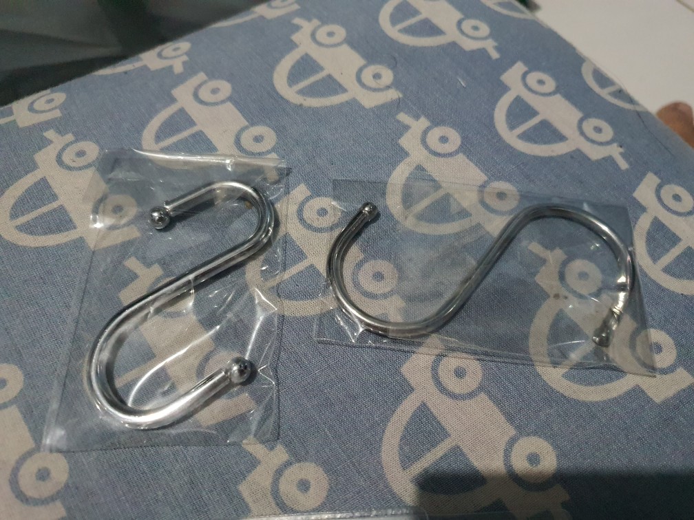 Gantungan S Hook Crhoom Stainless Letter Tebalcp