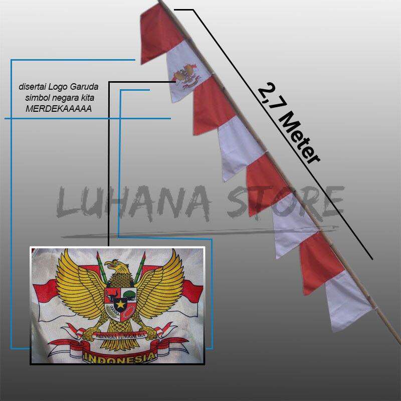 Bendera Umbul Umbul Warna Warni / Umbul Umbul Merah Putih / Umbul Umbul Warna Warni / Bendera Umbul 