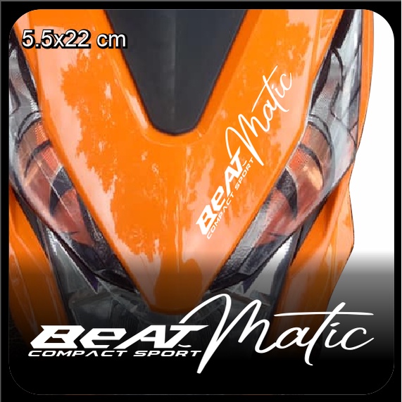 STIKER VARIASI MOTOR HONDA VARIO, PCX, BEAT, ADV CUTTING STICKER SIGNATURE HOLOGRAM DAN WARNA SOLID