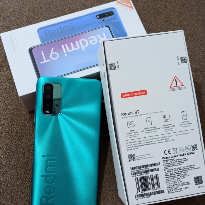 redmi 9t 6/128gb resmi