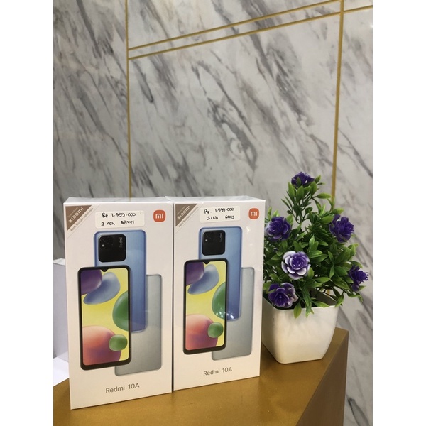 Xiomi Redmi 10 A ram 3/64gb / hp baru / banjarstore