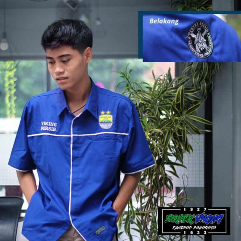 Kemeja persib bandung / Hem persib bandung / Baju Persib Bandung