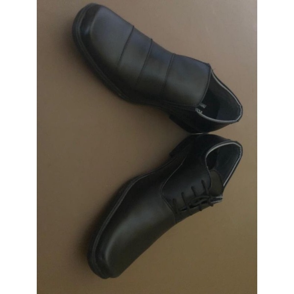 sepatu kerja pantopel hitam formal/sepatu hitam kerja