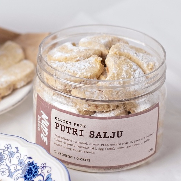 

GLUTEN FREE Putri Salju - Snack Sehat, Bebas Tepung NUDE | Snack lebaran & hampers