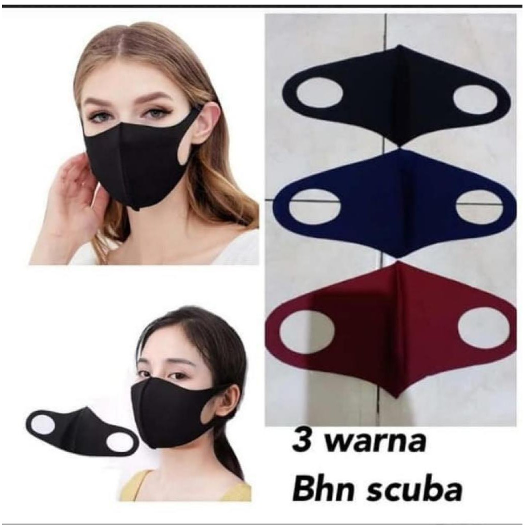 MASKER KOREA SCUBA DEWASA DAN ANAK NON MEDIS / MASKER BISA CUCI ULANG DAN KEREN / MASKER KAIN