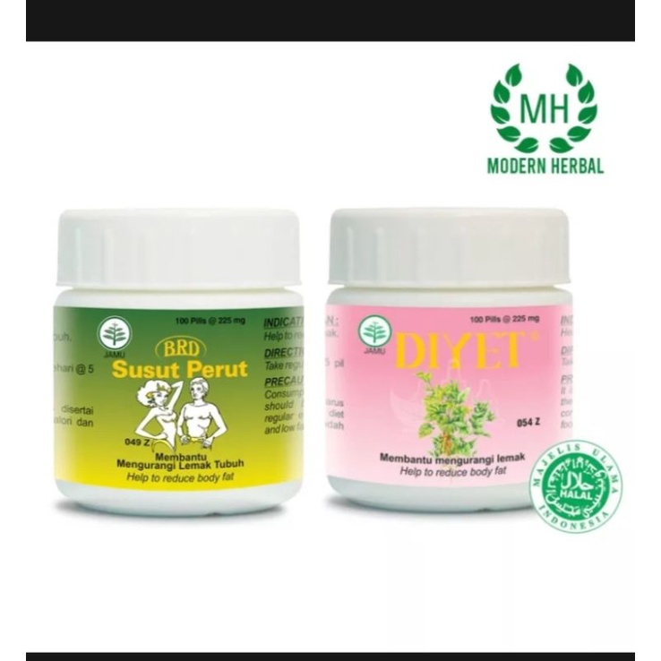 PAKET DIYET dan susut perut herbal lengkap