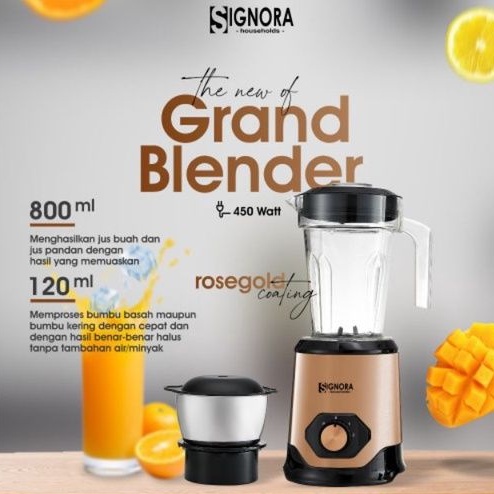 Grand Blender Signora / Blender Multifungsi Signora Rose Gold