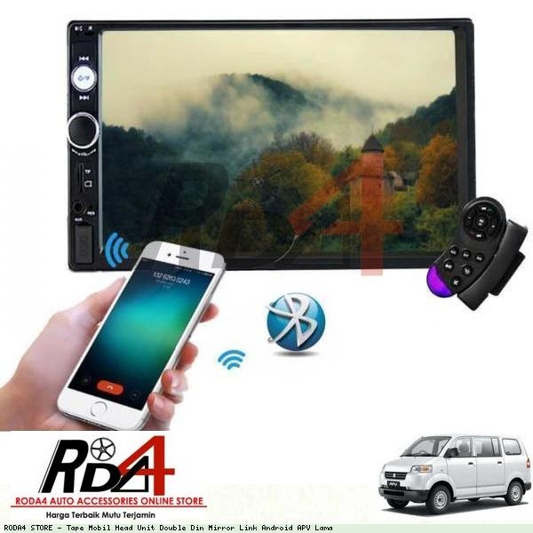 COD Tape Mobil Head Unit Double Din Mirror Link Android APV Lama