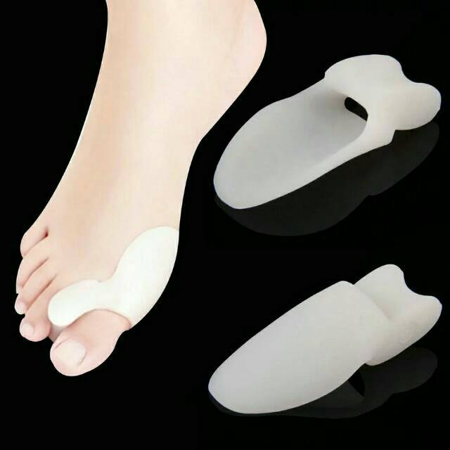 SILIKON GEL IBU JARI KAKI UNTUK HALLUX VALGUS