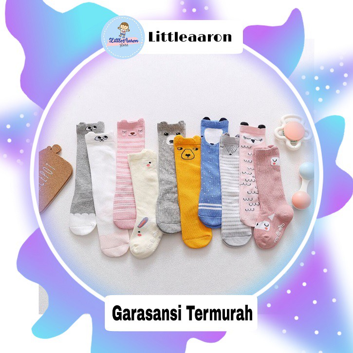 LittleAaron FREEZY HI Kaos Kaki Bayi Anak Laki Laki Perempuan Import Bahan Berkualitas 1-5 tahun