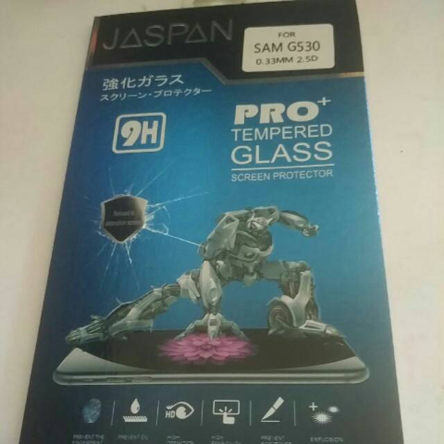 Tempered glass J2 prime