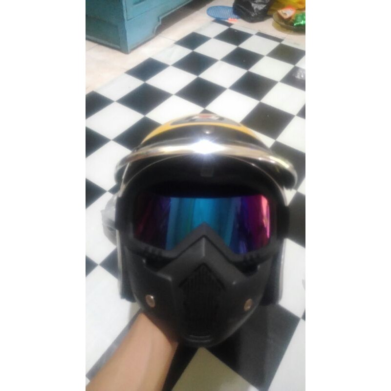 goggle mask helm
