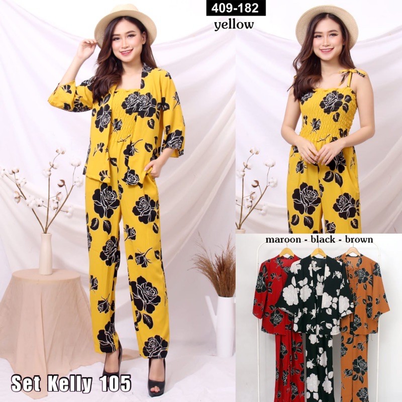 Set Jumpsuit Overall + Outer Kelly 105