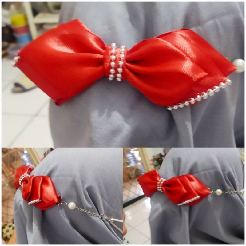 konektor/masker/pita/kalung konektor masker pita satin || KONEKTOR masker lucu || <<baca keterangan 