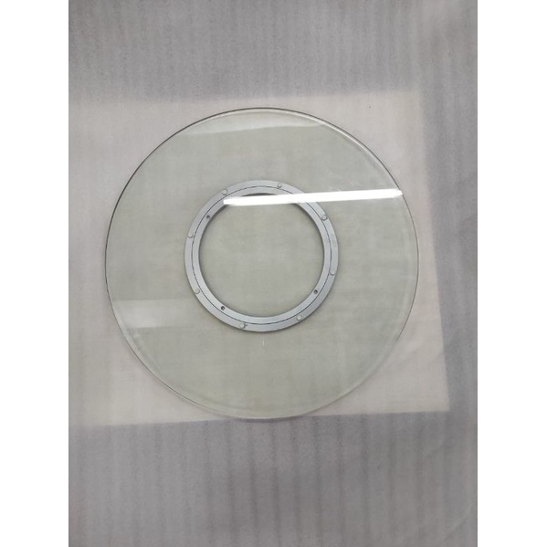 Putaran meja makan kaca bulat 60