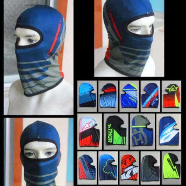 BALACLAVA RACING MOTOCROSS. BUFF SLAYER SEPEDA DOWNHILL MTB GRASSTRACK SUPERMOTO TOURING KTM ARAI YZ