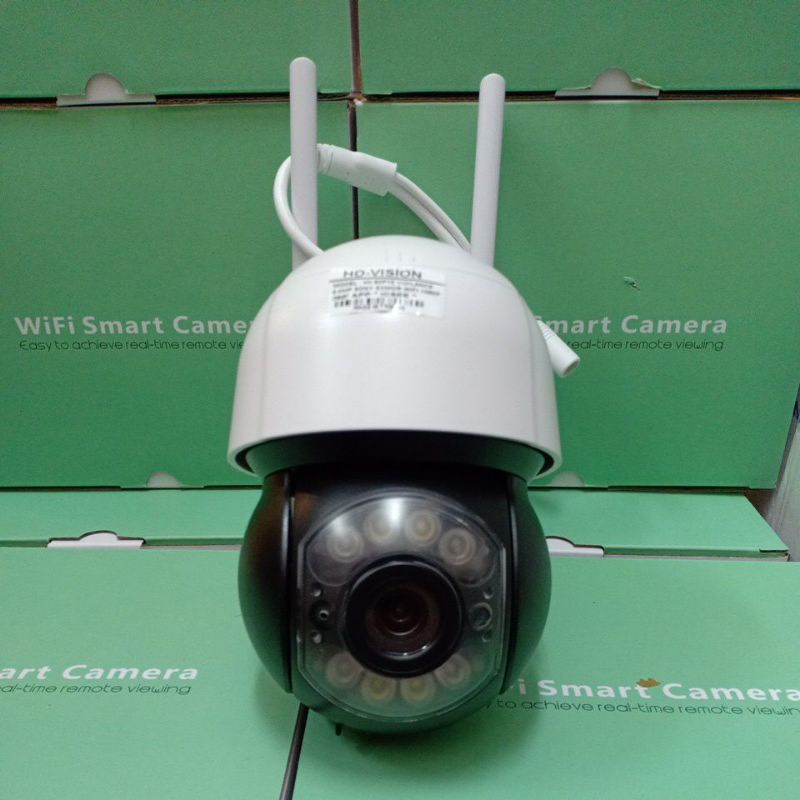 IP CAMERA WIFI DOUBLE LIGHT SPEED DOME PTZ 5MP FULL HD 1080P