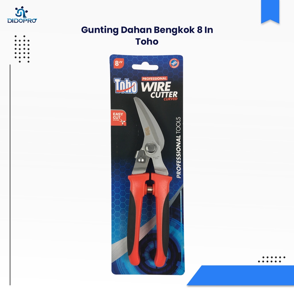 Gunting Seng TOHO Bengkok 8&quot; ORI | Gunting Kawat Dahan Cutter | Material Mart