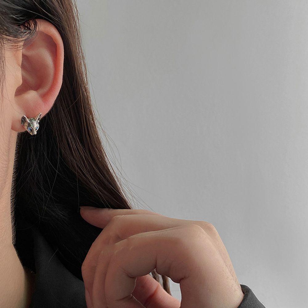 Needway  Wanita Anting Tusuk Elegnat Retro Untuk Gadis Punk Hewan Hadiah Korea Drop Earrings