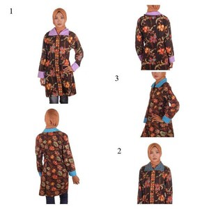 Tunik I Blouse Batik I Blus Tunik Batik Tulis Ratri