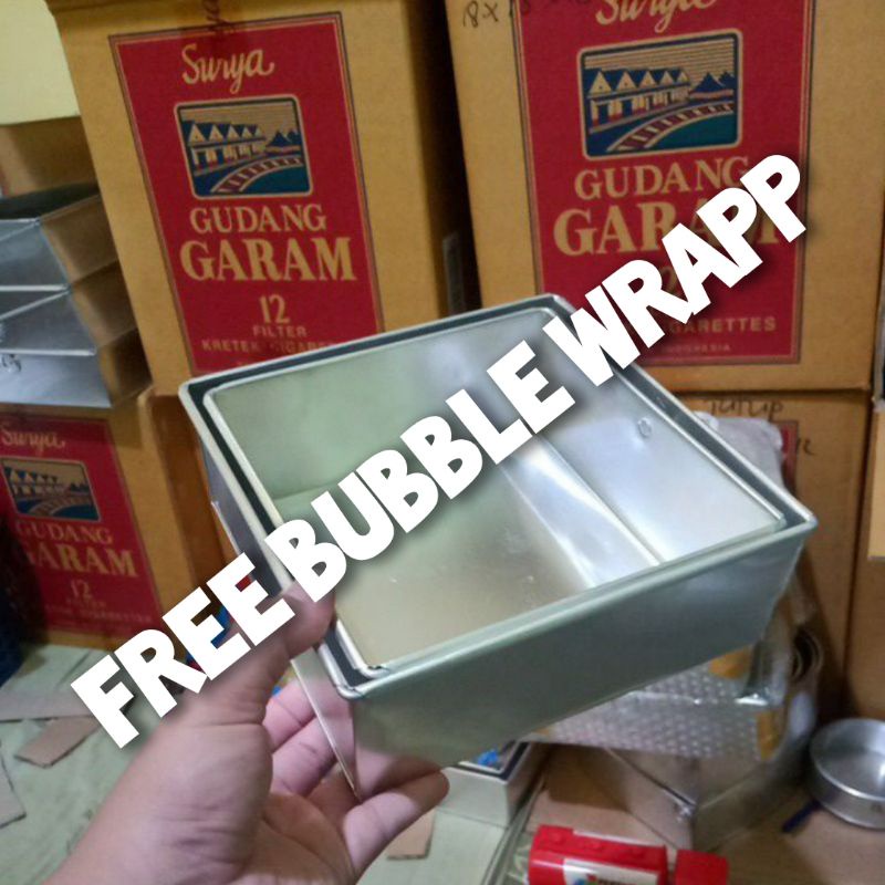 CETAKAN LOYANG KUE TAR ATAU BOLU TINGGI 7 10X10X7 14X14X7 16X16X7 &amp; 18X18X7 20X20X7 22X22X7 HARGA MURAH TERJANGKAU ALUMINUM ASLI