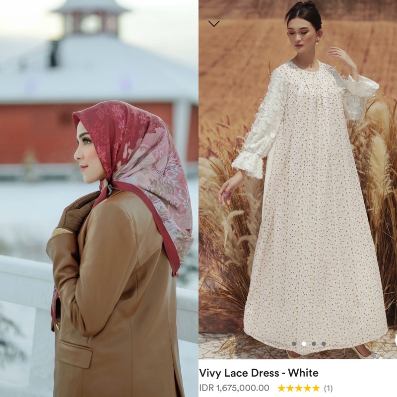 Buttonscarves Disney Frozen Teaberry Bundling Benang Jarum Vivy Lace Dress