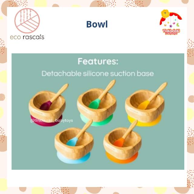 Ecorascals Bamboo Bowl