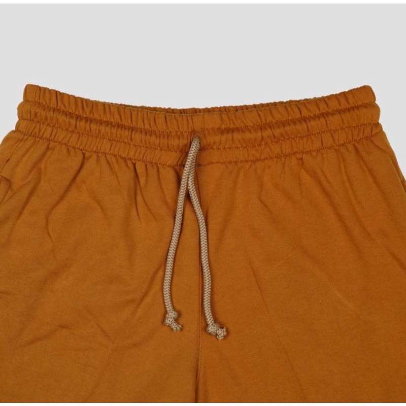 Rifle.co | Celana Pendek Pria Wanita| celana pendek Santai | Boardshort | Boxer | Sweatpants Warna Kuning Tua | shortpants