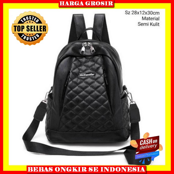 Tas Ransel 9523 Tyu 79 Batam Impor Original Fashion Branded Reseller Sale Peonia Tas Ransel Wanita I