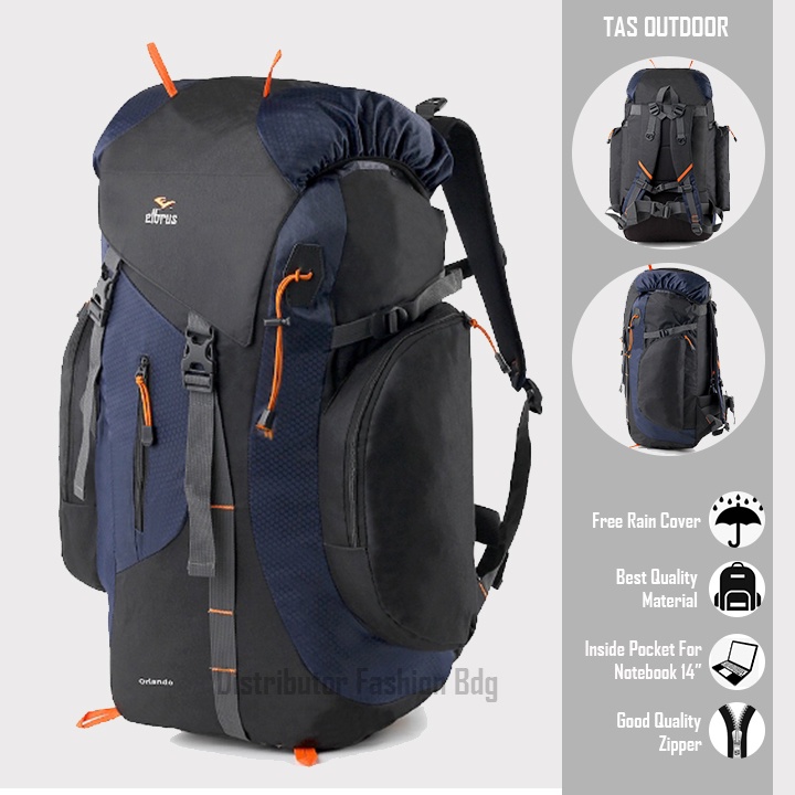 Tas Gunung 50 Liter Backpack Hiking 50 L Tas Ransel Carrier Murah 720