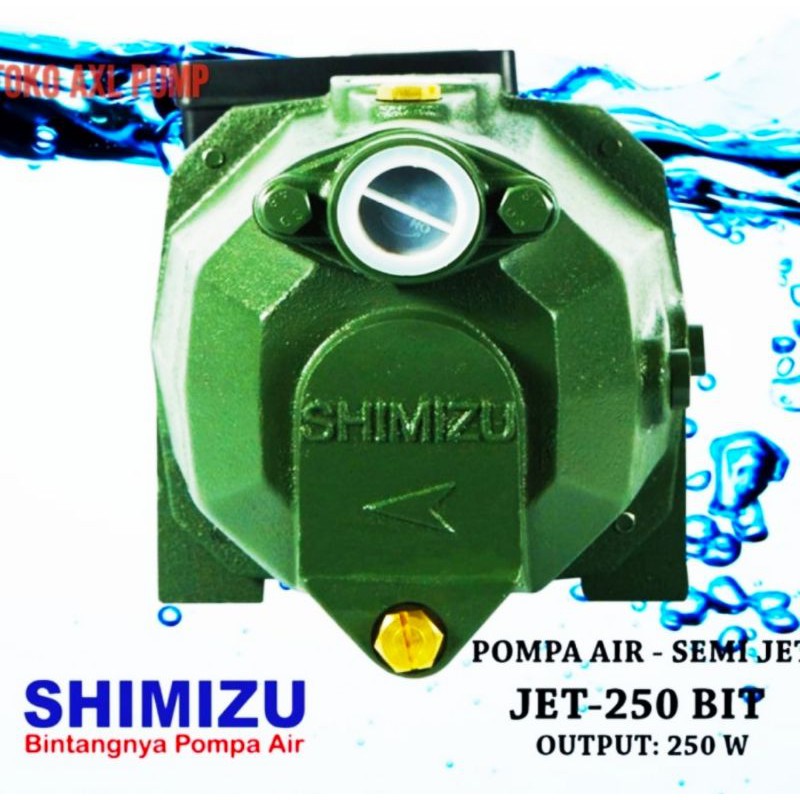 Pompa air shimizu jet 250 BIT Semi Jet Shimizu 250 Watt
