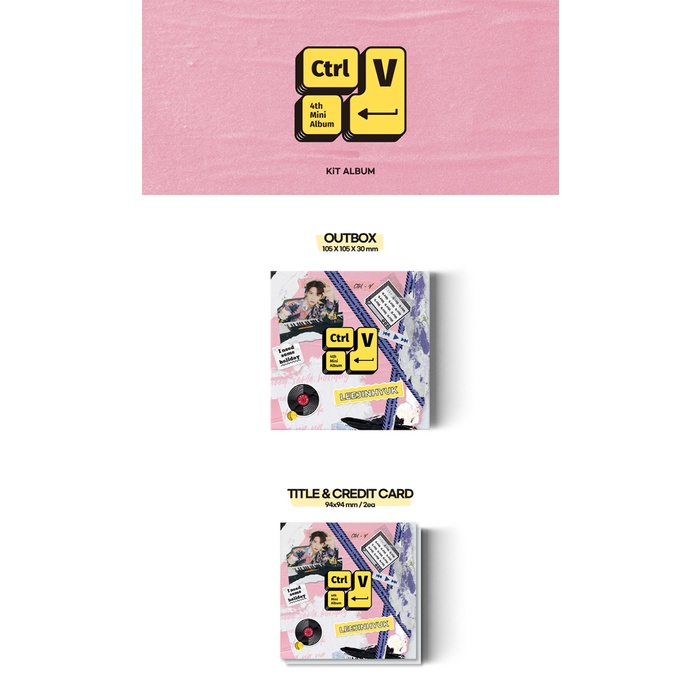 (SET + KiT) LEE JIN HYUK - 4th Mini Album Ctrl + V