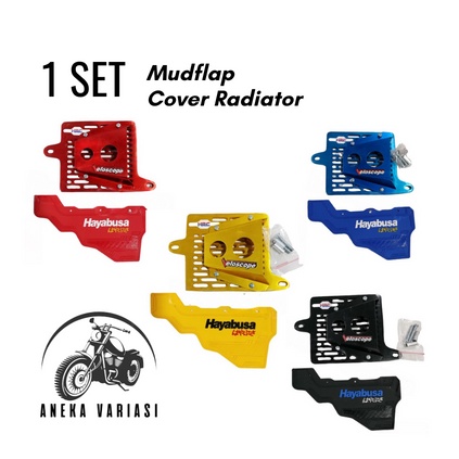 paket Cover Radiator Vario 160 new + mudflap hayabusa vario 160