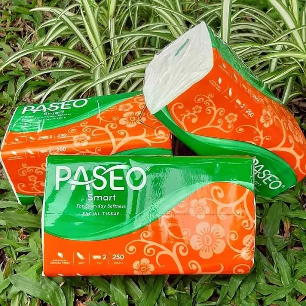 4 PCS Tissue Paseo Smart Facial Tisu Muka Tisue Wajah Soft Pack (250 Sheet / 2 ply) / [PROMO] Tissue