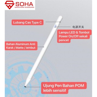 SOHA STY-013 Pencil Universal Stylus fine point Drawing