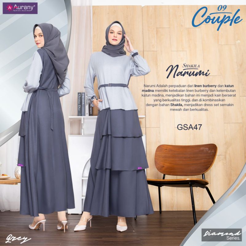 AURANY GAMIS GSA 47 KOKO 09 COUPLE TERBARU AURANY