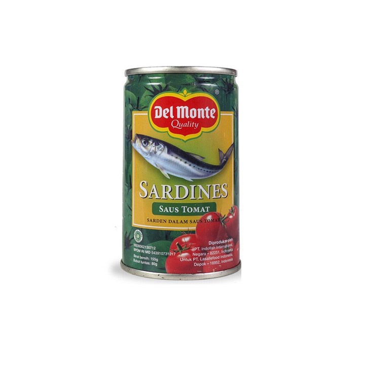 

Delmonte Sarden 155gr