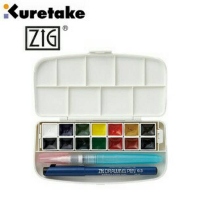 

Kuretake Zig Watercolor System - Transparent Watercolor Set 14