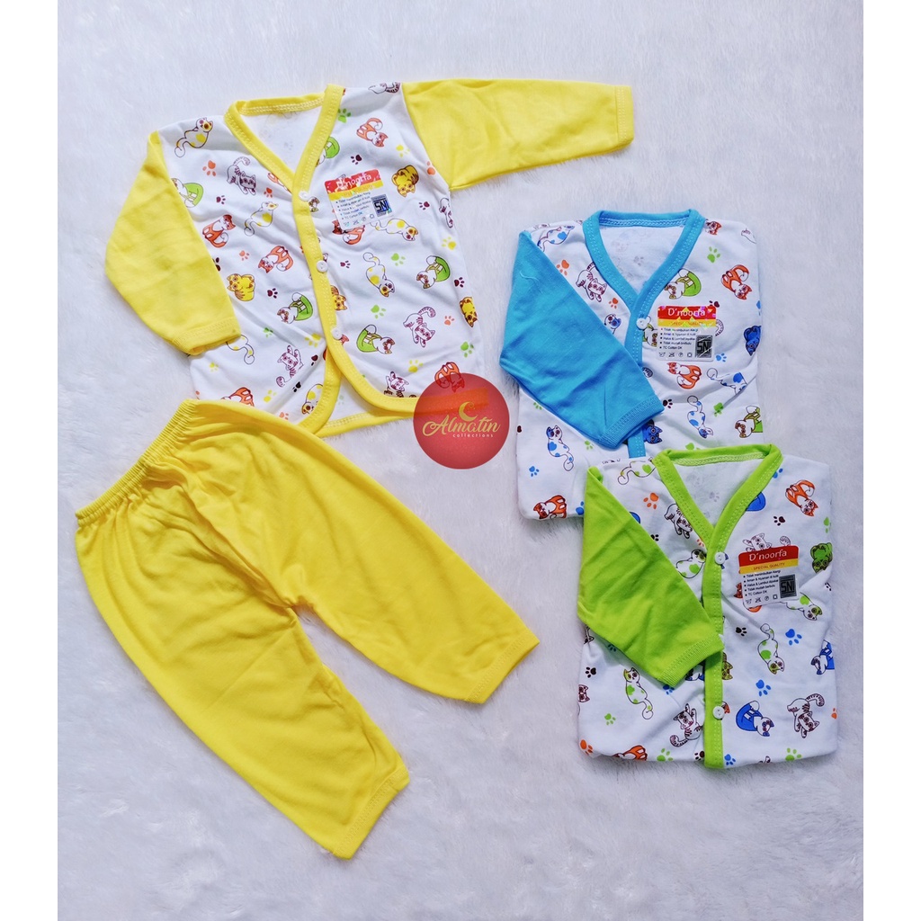 Setelan Baju Bayi Baru Lahir Bahan Katun SNI Halus Lembut Baju Bayi Newborn Baby Murah Grosir