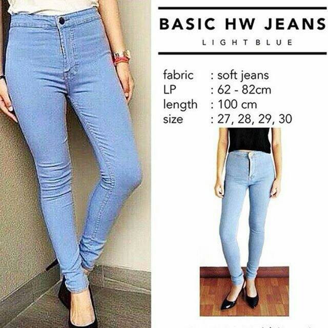 AFI - MC - Celana HW Jeans / Highwaist Jeans Wanita (Bahan Good Quality) ®