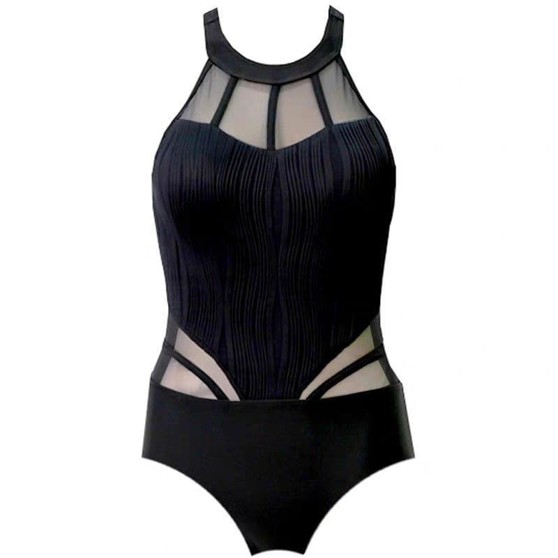 TBI Import Mesh Monokini Impor Baju Renang Swimsuit Swimwear Lingerie Bra