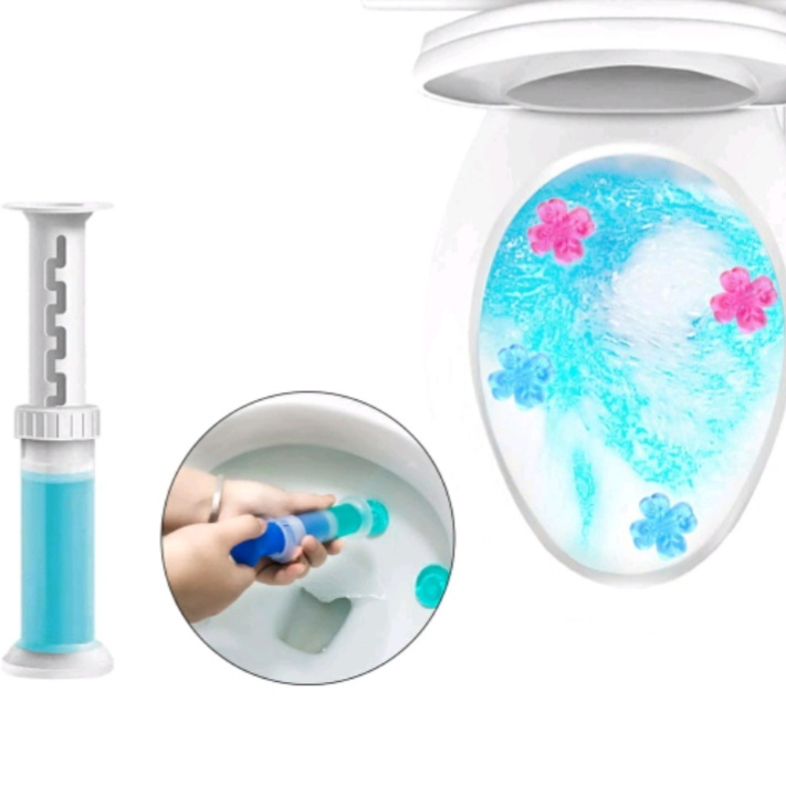 Pewangi Gel Toilet Bentuk Bunga Suntikan refill toilet jongkok Wc wastefel