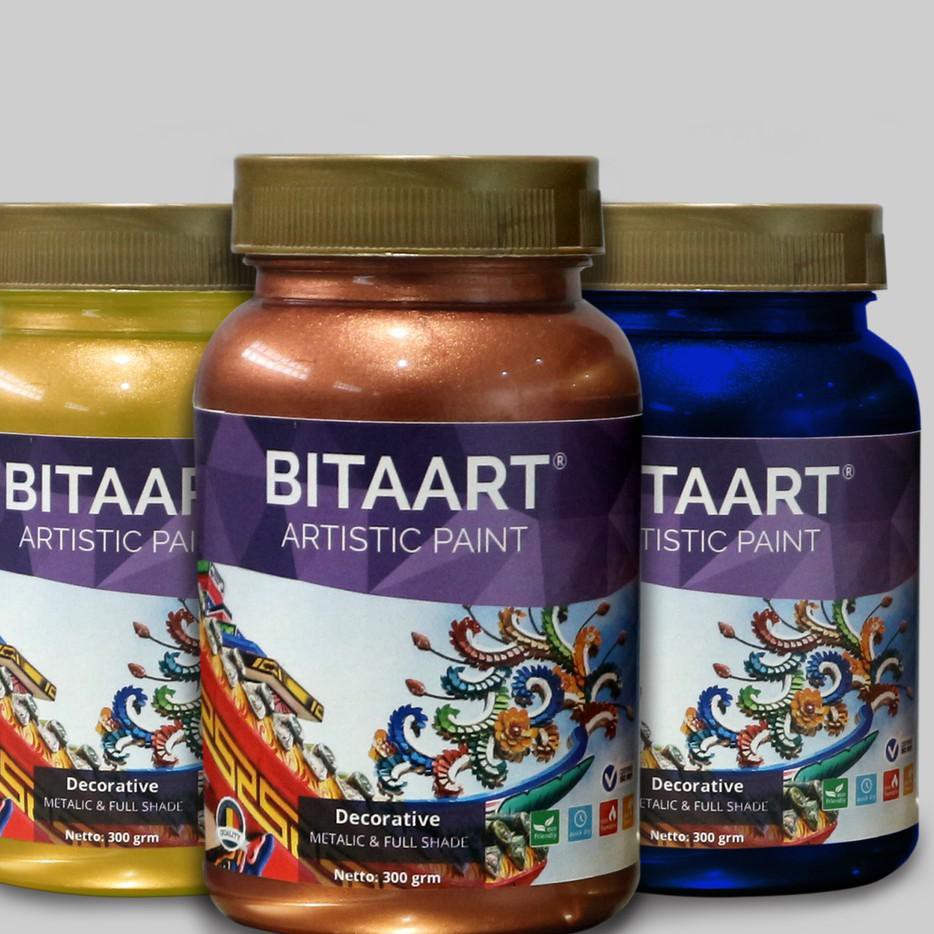 

Spesial Terbaru Cat dekorasi / cat lukis - Bitaart 300g