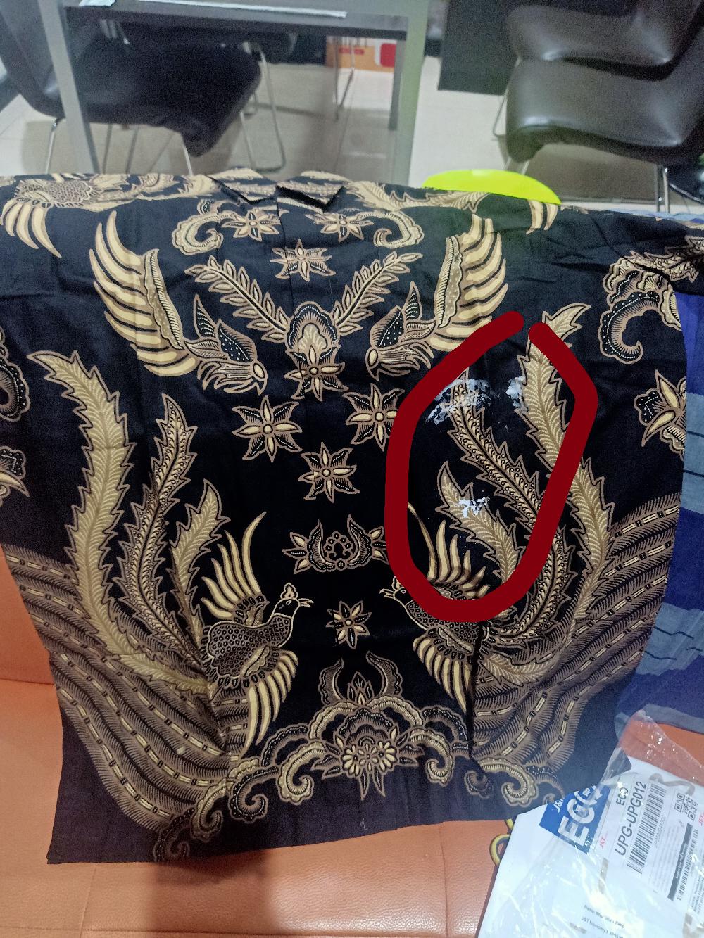 Kemeja Batik Prabu Bahan Katun Baturaden Reguler Fit A420