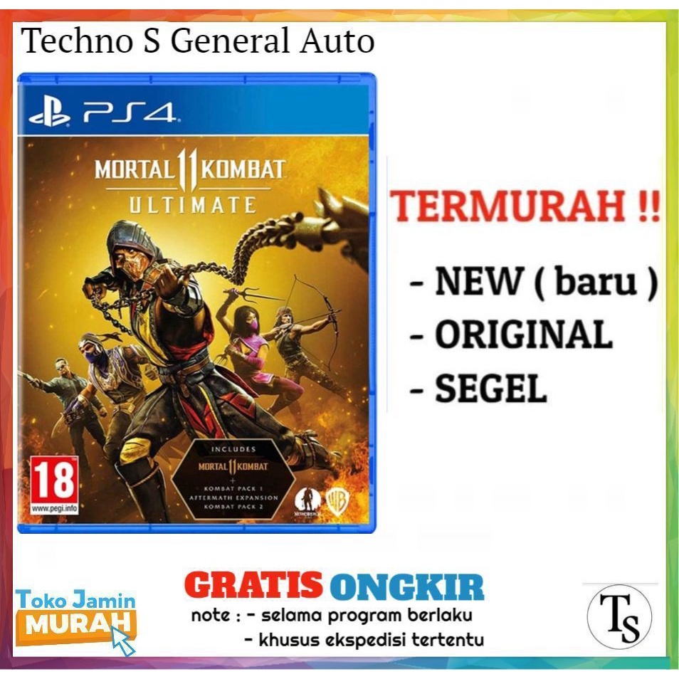 PS4 Mortal Kombat 11 Ultimate / CD Kaset PS 4 MK 11 Ultimate