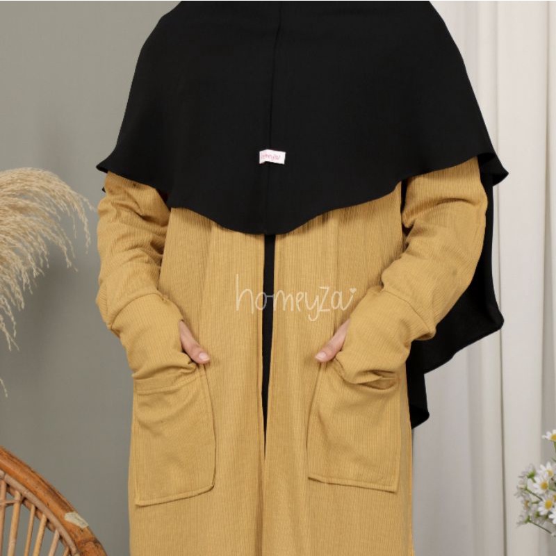 Hazel Cardi Homeyza | Outer Long Cardi Hazel knit Zanuba