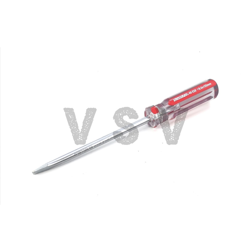 GESTAR Mechanical screwdriver (-)8x150mm Obeng crystal Obeng minus