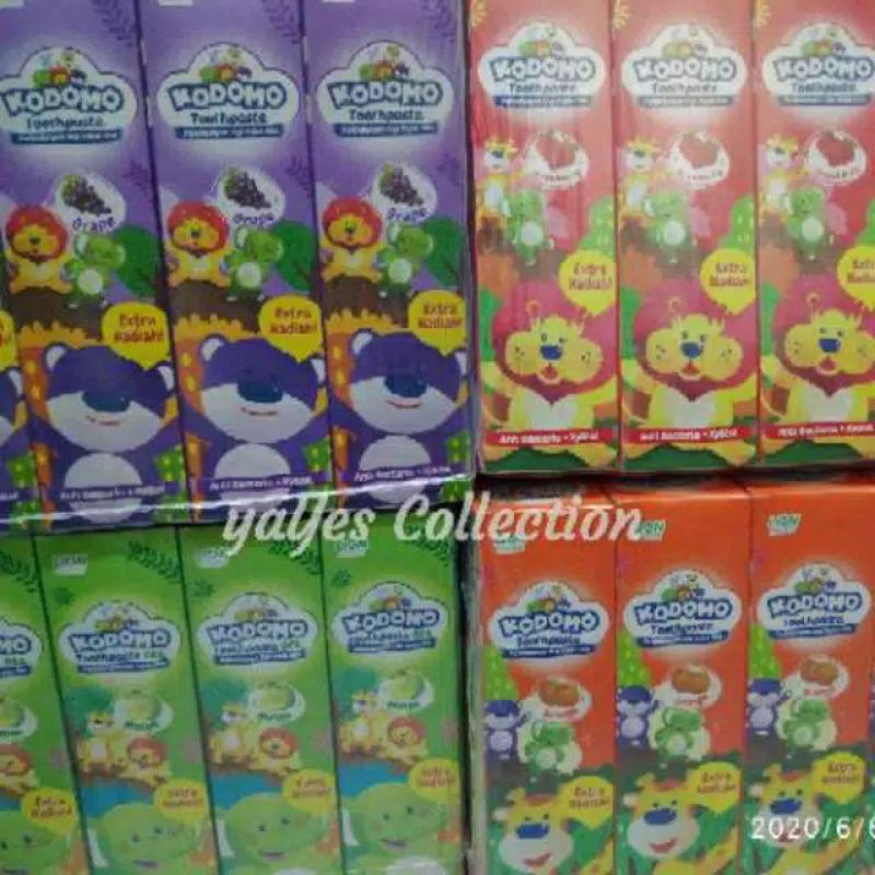 COD Kodomo pasta gigi kodomo odol kodomo toothpaste 4 rasa anggur jeruk melon stroberi