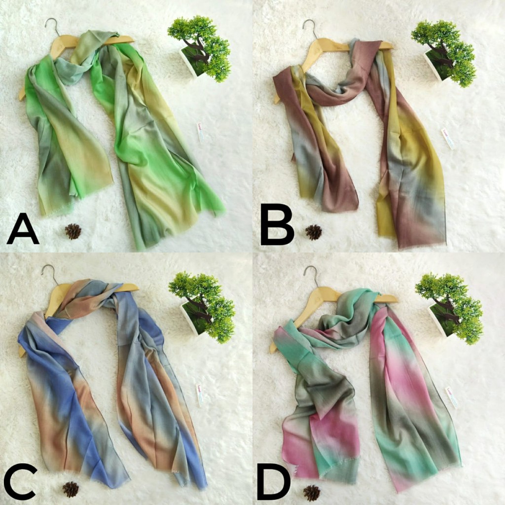 Shawl Pashmina Gradient Series