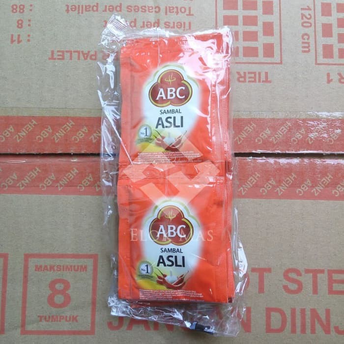 

ABC SAMBAL ASLI SACHET 20GR ISI 10 PCS / PACK